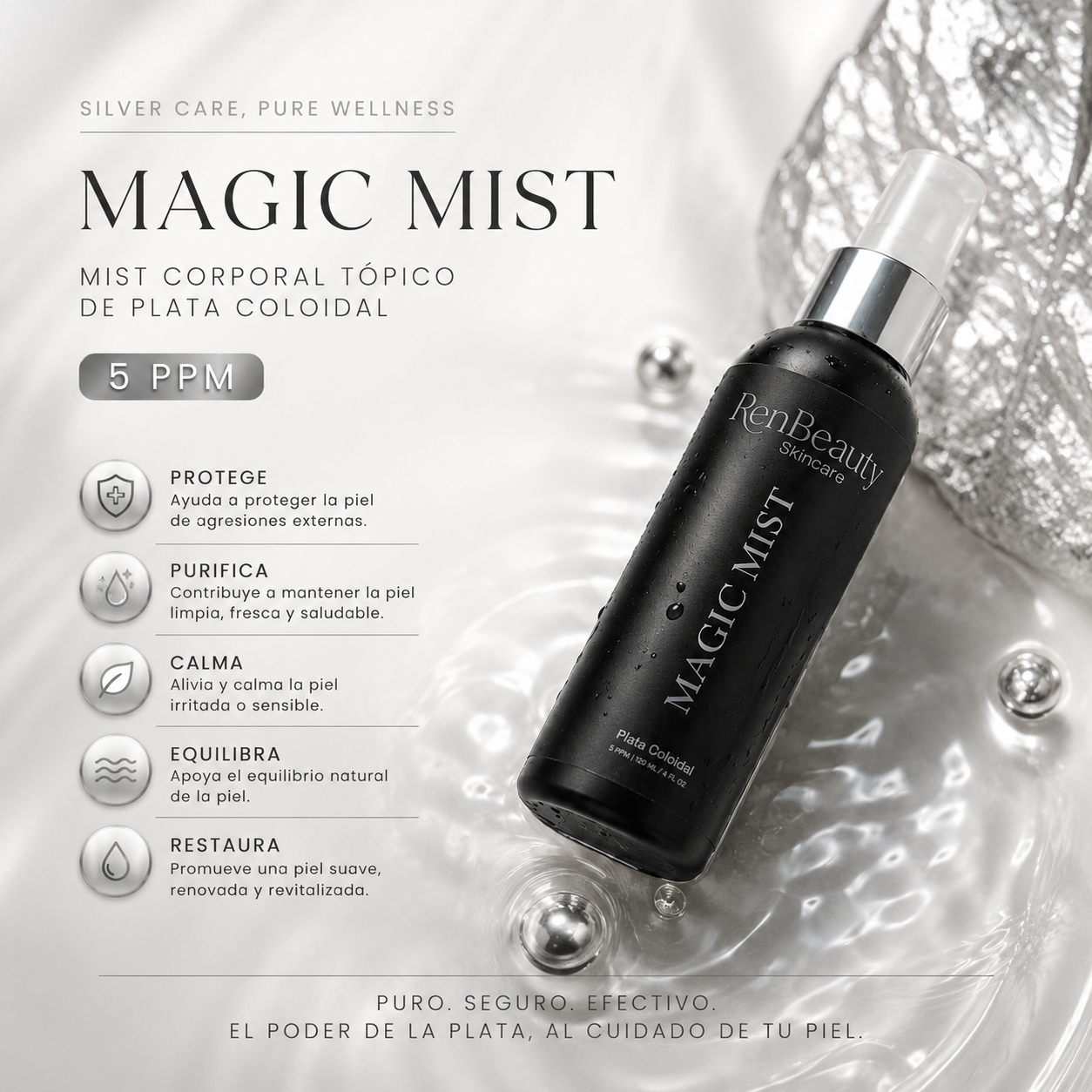 Magic Mist  - Solución multiusos de Plata Coloidal